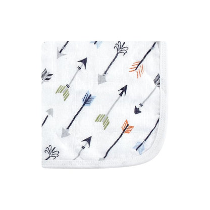 Hudson Baby Unisex Baby Cotton Muslin Washcloths, Foxes, One Size