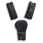 SeedFuture Car Seat Strap Cover Set for Baby, Covers with Crotch Pad Combo for Car Seats, Strollers, Black