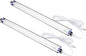 2 Pack SunBESTer LSF8181 Fluorescent T5 18“ 18W Single Strip Grow Lights w 2" Wide Mirror Reflector and 6500K and 2000 Lumens, Great for Seeding and VegGrow! (2, 18")
