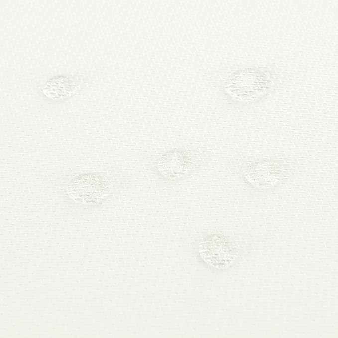 Hiasan 60 X 60 Inch Square Textured Tablecloth - Waterproof Spillproof Antiwrinkle Jacquard Table Cloth for Kitchen and Dining Dinner, Outdoor Picnic, Holiday and Parties, Ivory