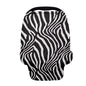 Forchrinse Zebra Stripes Baby Car Seat Canopy for Boys Girls-Soft Nursing Breastfeeding Cover Multi-use Stroller Cover Washable