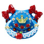 CutiePlusU Adult Size Pacifier DIY Big Shield Pacifier - Blue Red