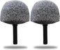 2 Pack Grey Twist-On Cobweb Duster Head Brush