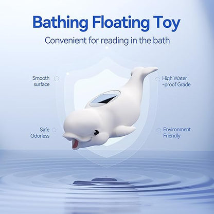 Doli Yearning Baby Bath Thermometer for Newborn & Infant - Floating Digital Water Temperature Monitor with Timer & LCD Display - Safe Bathing Essentials for New Moms