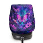XYZCANDO Butterfly Print Carseat Cover for Baby Girl Purple Baby Car Seat Sun Shade Cover Easy to Install Car Seat Sun Protection for Toddler Univiersal Car Seat Covers for Babies Gift for Friends