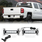 Nilight 12LED Emergency Strobe Traffic Advisor Light Bar 2 in 1 White Dash Warning Safety Flashing Lights Front/Rear Windshield Construction Lights for Trucks Cars Plow Police Firefighter Vehicles