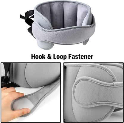 PandaEar Car Seat Toddler Head Support, Adjustable Baby Carseat Head Holder Strap for Car Seat Stroller, Soft Neck Relief Band for Kids Infants Comfortable Travel Sleep
