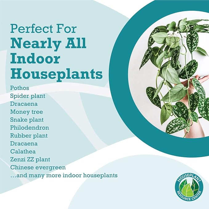 Organic Indoor Plant Soil – Enhanced Drainage & Optimal Nutrient Content for Healthy Roots & Fast Growth | Made in USA | Large 7.5L Bag