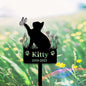 Custom Cat Memorial Stake Sign Metal Cat Grave Marker Cat Garden Decor Remembrance Stake Personalized Cat Name Yard Stake Pet in Heaven Loss of Cat Sympathy Gift