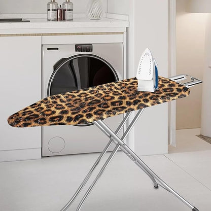 Leopard Print Ironing Board Cover and Pad 15 X 54 Thick Padding