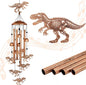 Dinosaur Wind Chimes for Outside, Metal Windchimes Outdoors, Dinosaur Gifts for Women/Men, Memorial/Birthday Gifts, Garden Decor for Outside, Patio or Yard, Durable Chimes for Outdoors