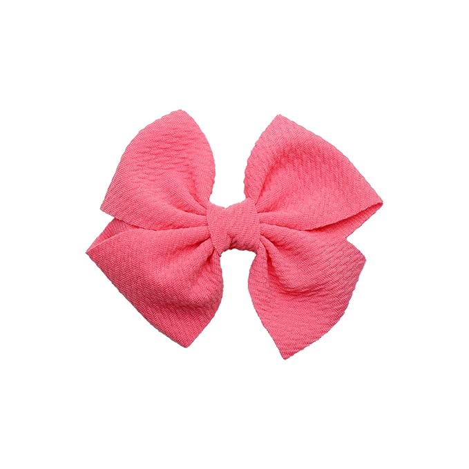 CÉLLOT 40 Pieces 4" Hair Bows Alligator Hair Clips for Baby Girls Toddlers Children Photographic Hair Accessories (20 Colors in Pairs)