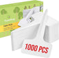 Plant Labels 1000 Pcs Yuanling T-Type Plastic Garden Tags Waterproof Plant Sign Stakes Nursery Garden Makers for Seedlings Flower Vegetables Herb Potted Belt Permanet Marker Pen (White)