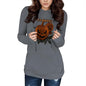 Halloween Womens Pullover Sweatshirts Trendy Drawstring Fall Sweatshirt Halloween Best Gift For Wife And Daughter