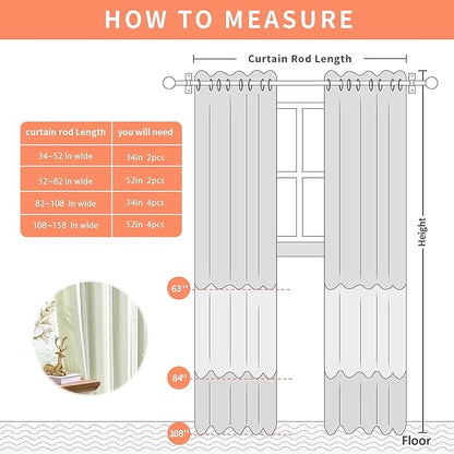 XiDi Sage Green Blackout Curtains for Kids Bedroom 96 Inches Long 2 Panels Thermal Insulated Energy Saving Living Room Window Treatment Curtains Star Blackout Drapes Nursery Kids, W52xL96 Inch, Sage
