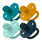 Tomy Jewl Silicone Orthodontic Pacifier - Baby Pacifier with Soothing Gem-Shaped Nipple - Comfortable Baby Pacifiers Support Natural Oral Muscular Development - Blue - 4 Count - 3-6 Months