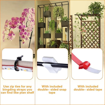 Grow Light Strip Waterproof Grow Lights for Indoor Plants Full Spectrum Plant Grow Lights Indoor with Auto ON/Off Timer White Red 120 LEDs Sunlike Grow Lamp for Plant Light for Indoor Plants (2)