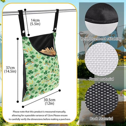 Clothespin Bag, Pin Bag with Hanging Rope
