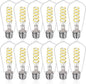 ST58 Edison Bulbs 60 Watt Led, 5000K Vintage Light Bulbs, E26 Led Bulb 6W Dimmable Plastic 600LM, Antique Decorative Filament LED Bulb for Bedroom Office Fan Lights Ceiling Fixtures 12 Pack