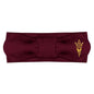 Creative Knitwear Arizona State Sun Devils Infant Girls Maroon Solid Hair Knot Headband Embroidered Logo - Size Newborn - 4T