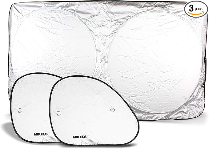 Mikel's SPS-3 Sun Shades Window and Windscreen, 3 Pieces