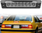 Nilight Third Brake Light Tail High Mount 3rd Stop Lights Smoked Lens Compatible with Ford Mustang LX Hatchback 1987 1988 1989 1990 1991 1992 1993 with Spoiler Version Pickup Truck Rear Center Cab