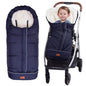 Stroller Footmuff, Winter Warm Waterproof Stroller Bunting Bag Fit All Stroller, with Non Skid Adjustable Fixing Cords and Adjust Hood, Stroller Cover for Winter/Stroller Accessory