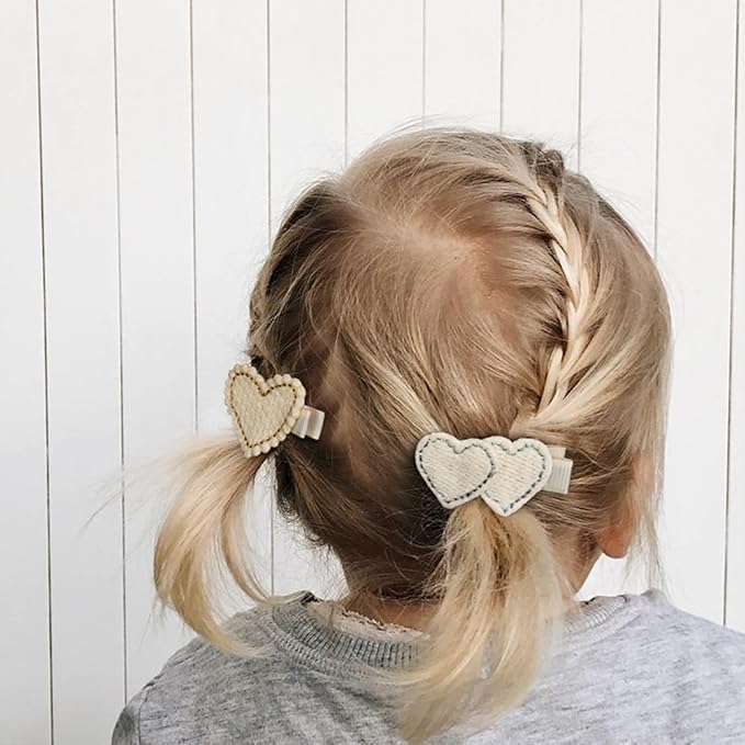 20 PCS Toddler Hair Clips 2.4 Inch Baby Girl Hair Bows Fully Covered Barrettes Infant Hair Accessories for Babies and Kids