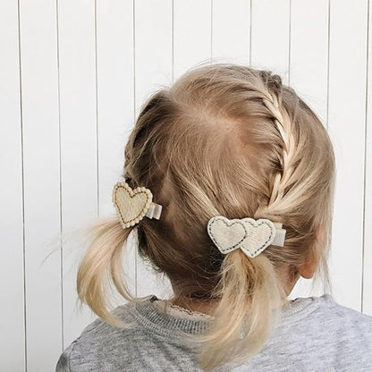 20 PCS Toddler Hair Clips 2.4 Inch Baby Girl Hair Bows Fully Covered Barrettes Infant Hair Accessories for Babies and Kids