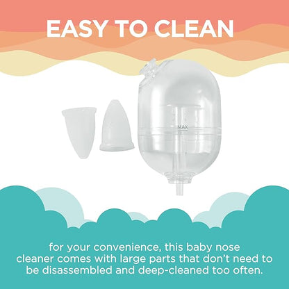 Pro Baby Nasal Aspirator - Built-in Music & Night Light - Rechargeable Nose Booger Sucker for Infants Babies Kids Toddlers - Snot Removal