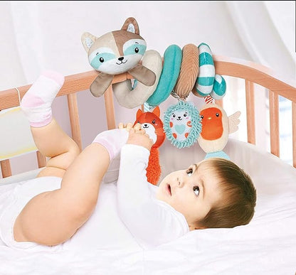 Clementoni 17320 You-17320-Stroller New-Born Pushchair Toys for Babies-Suitable for 0 Months and Older-Machine Washable, Multi-Colour
