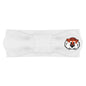 Creative Knitwear Auburn Tigers Infant Girls White Solid Hair Knot Headband Embroidered Logo - Size Newborn - 4T