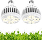 Hywyimlait Grow Lights for Indoor Plants, Full Spectrum 4000K, 22W Plant Light Bulb with High PPFD, E27 Base, LED Energy Saving Grow Light Bulb for Seeding and Growing, 2 Pack