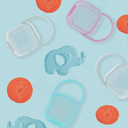 Pacifier Case Pacifier Holder Case Pacifier Clip Binky Holder Case Pacifier Box Pacifier Accessories 2 Pack Clear Hook Design