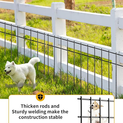 ADAVIN Small or Medium Animal Barrier Fence,25Pack 20 in(L) X12 in(H) Dog Digging Fence Barrier, Garden Fence Animal Barrier for Dogs Rabbits Raccoons, Metal Fence Panel for Outdoor Patio.Total 42 Ft