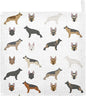 vvfelixl Baby Muslin Washcloths Cute German Shepherd Dog Baby Burp Cloths Cotton Baby Face Towel for Newborn Infants Boys Girls Soft and Absorbent 11.8 X 11.8 in, 3 Pack