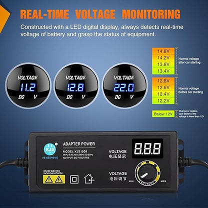 Nilight 5 Gang Rocker Switch Panel Waterproof Pre-Wired Aluminum Power Control Marine Panels with PD Type C and USB Cigarette Lighter Socket Voltmeter 12V 24V ON Off Switches for Car Trucks Boats RVs