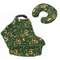 Horseshoes Basket Covers for Baby Infant Carseat Canopy Clover Nursing Pillow Cover for Baby Boy Girl Newborn Replaceable Cuddle Pillow Slipcover St Patricks Day Luck