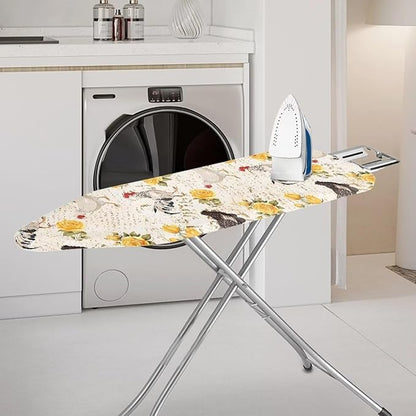 Sprowallow Rooster Rose Ironing Board Cover and Pad