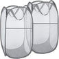 2 Pack Pop Up Laundry Hampers, Collapsible Mesh Laundry Basket, Foldable
