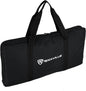 Rockville BAG for 4x SABER STANDS, Compact Carry Bag, Foam Padding, Water-Resistant Nylon, 4 Internal Pockets, for DJs and Event Lighting