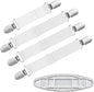 Ironing Board Cover Fasteners Binding 4 PC Elastic Straps Clips Keep Cushions