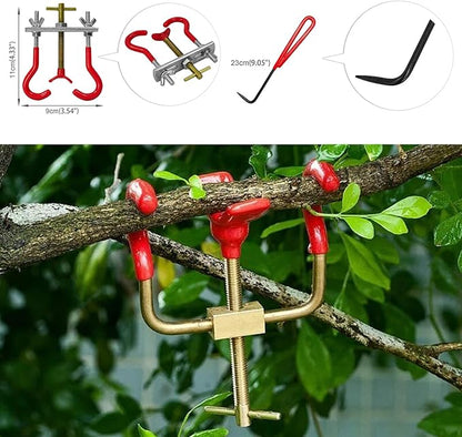 Voilamart 14 Piece Bonsai Tools Kit with Case, Carbon Steel Scissor Cutter Shear Set Garden Plant Tools