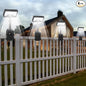 Clip On Solar Lights Outdoor with Motion Sensor, 360°Rotatable & Vertically Adjustable Solar Fence Lights with 92 LEDs (600 LM, 6000 K),IP65 waterproof Security light for deck, Gutter, Camping(4 Pack)