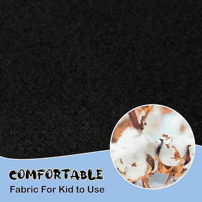 Riakrum 4 Pcs Baby Car Seat Belt Covers Soft Car Seat Straps Shoulder Pads for Kid Infant Stroller Strap Covers Safety Belt Cushion Pads for Boy and Girl(Black,10.63 x 4.33 Inch)