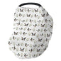 Vintage Mallard Duck Baby Car Seat Covers Green Ducks Lake Stretchy 5-in-1 Cover Adjustable Infant Carseat Cover Canopy Hunting Ducks Breathable Nursing Cover-Up