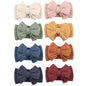 Niceye Handmade Baby Headbands Soft Stretchy Nylon Hair Bands with Bows for Newborn Infant Baby Toddler Girls
