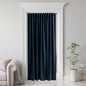StangH Navy Blue Curtain for Doorway 80 inch Length, Back Tab Velvet Thermal Insulated Window Drapes Privacy Thick Room Divider for Closet Bedroom Theater Office, W62 x L80, 1 Panel