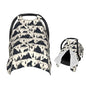 Mountain and Bear Baby Car Seat Canopy Nursing Cover for Newborn Car Seat Breastfeeding Covers Blanket Newborn Shower Gift