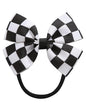 Fancheer Baby Girls Racing Checkered Flag Bow Headband Infant Toddler Birthday Party Hair Accessories